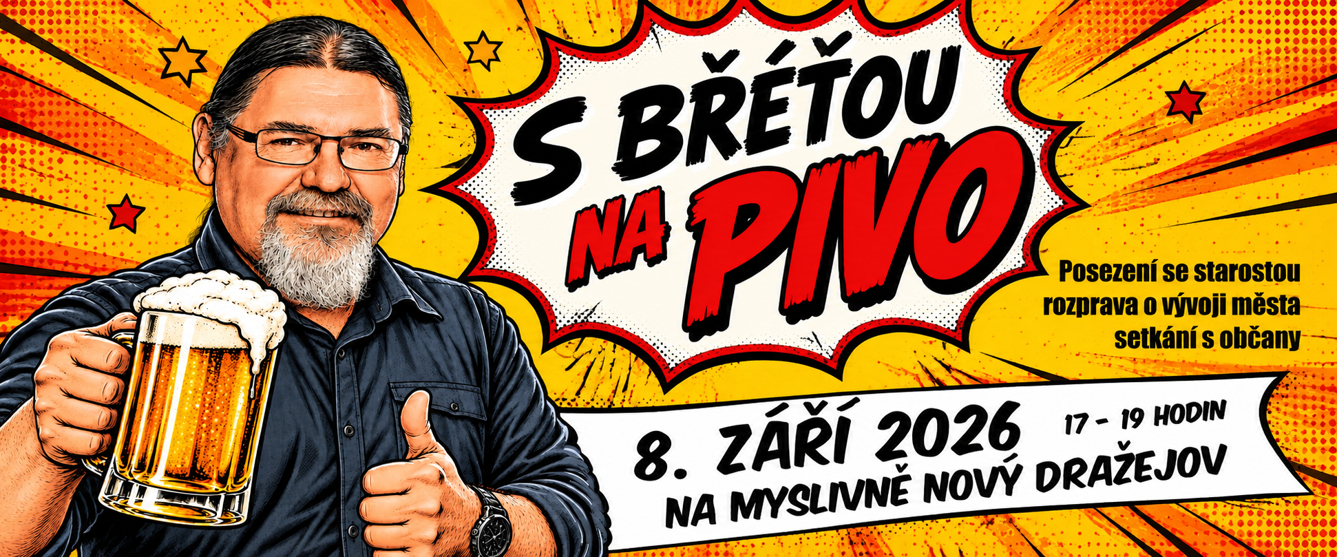 Přečtete si více ze článku út 8.9.2026 – S Břéťou na PIVO